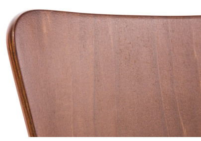 Lot de 2 chaises visiteurs Aaron marron