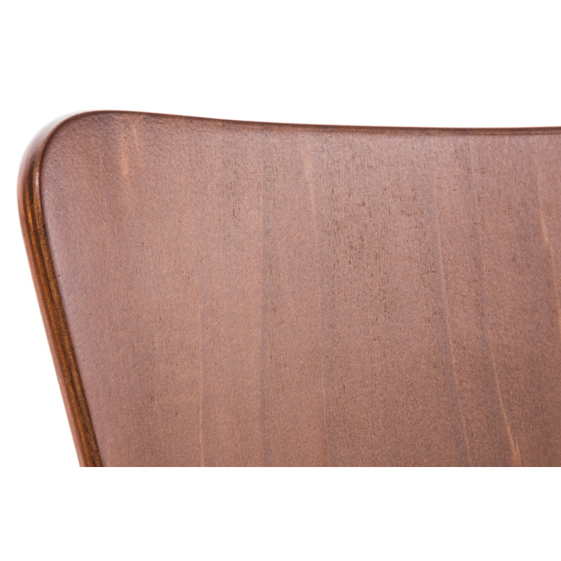 Lot de 2 chaises visiteurs Aaron marron