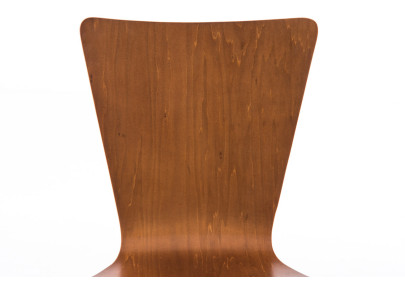 Ensemble de 4 chaises visiteurs Aaron marron