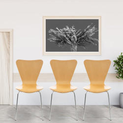 Lot de 4 chaises visiteurs Calisto natura