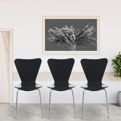 Lot de 4 chaises visiteurs Calisto noir