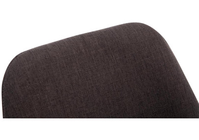 Chaise visiteur Borneo V2 Natura tissu gris foncé