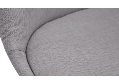 Chaise visiteur Borneo V2 Natura tissu gris