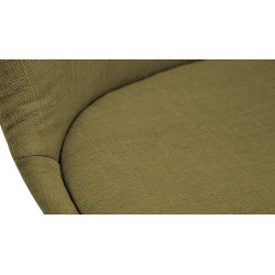 Chaise visiteur Borneo V2 Natura tissu vert