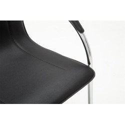 Chaise visiteur Melina V2 noire