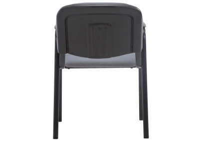 Chaise visiteur Ken PRO tissu gris