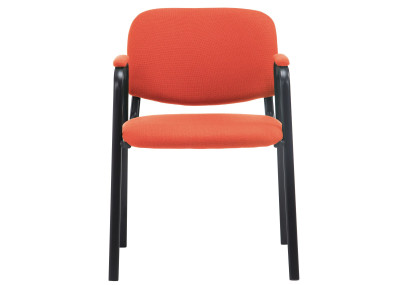 Chaise visiteur Ken PRO tissu rouge