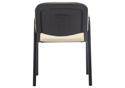 Chaise visiteur Ken PRO tissu crème
