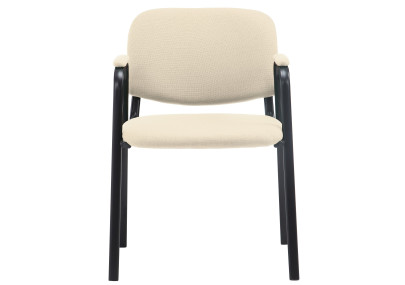 Chaise visiteur Ken PRO tissu crème