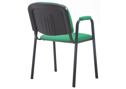 Chaise visiteur Ken PRO tissu vert