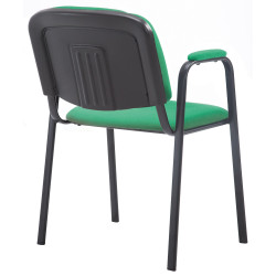 Chaise visiteur Ken PRO tissu vert