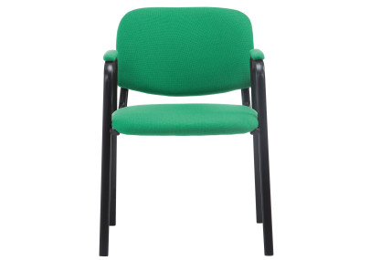 Chaise visiteur Ken PRO tissu vert