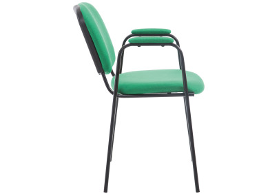Chaise visiteur Ken PRO tissu vert