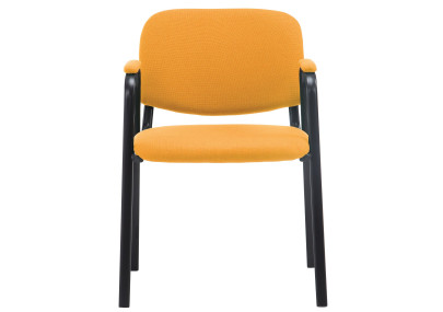 Chaise visiteur Ken PRO tissu orange