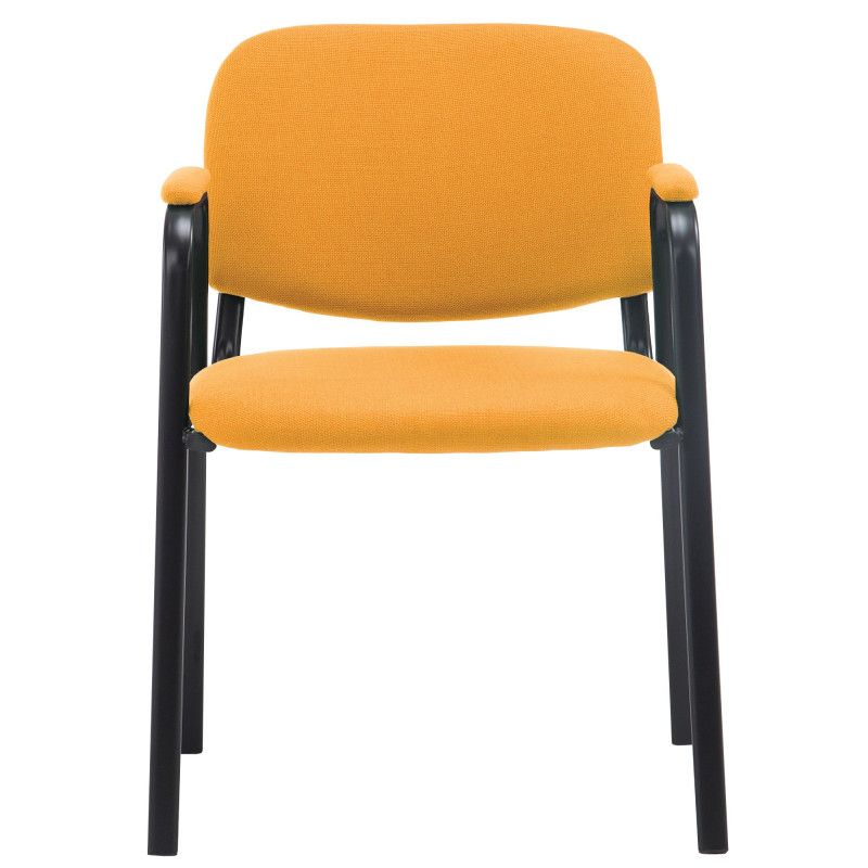 Chaise visiteur Ken PRO tissu orange