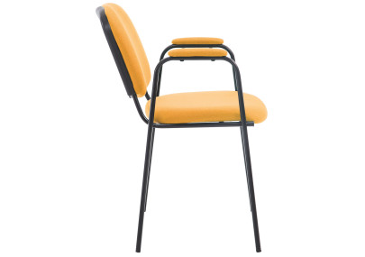 Chaise visiteur Ken PRO tissu orange