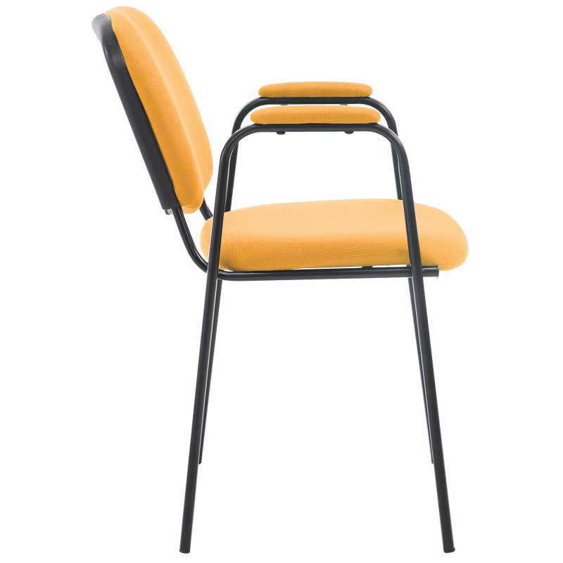 Chaise visiteur Ken PRO tissu orange