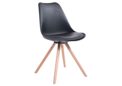 Chaise visiteur Toulouse Natura Ronde noire