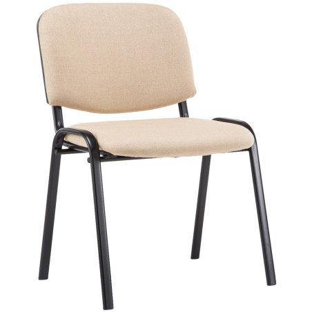 Silla de visita Ken V2 tela crema
