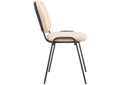 Chaise visiteur Ken V2 tissu crème