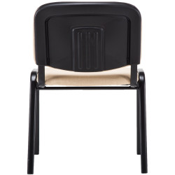 Silla de visita Ken V2 tela crema