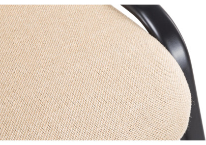 Chaise visiteur Ken V2 tissu crème