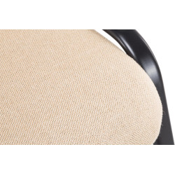 Silla de visita Ken V2 tela crema