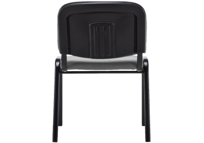 Chaise visiteur Ken V2 en tissu gris