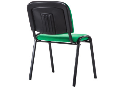 Chaise visiteur Ken V2 en tissu vert