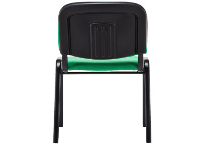 Chaise visiteur Ken V2 en tissu vert
