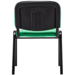 Sedia da visita Ken V2 in tessuto verde