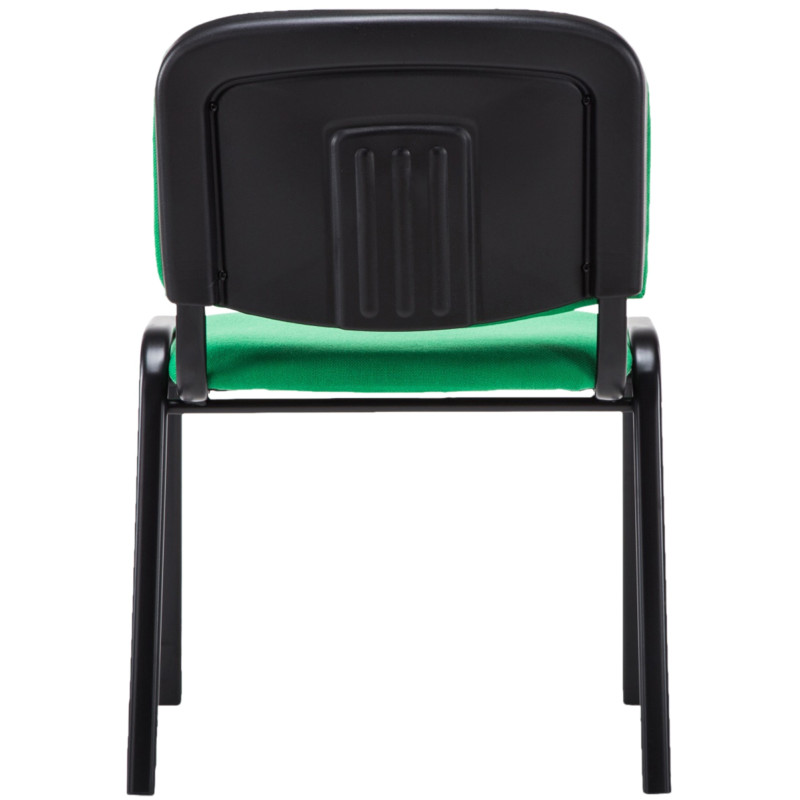 Sedia da visita Ken V2 in tessuto verde
