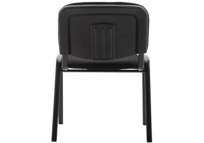 Silla de visita Ken V2 en tela negra