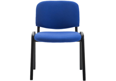 Silla de visita Ken V2 en tela azul