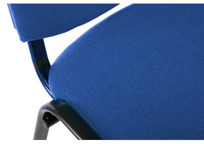Silla de visita Ken V2 en tela azul