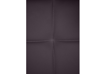 Chaise visiteur Canada B en cuir synthétique marron