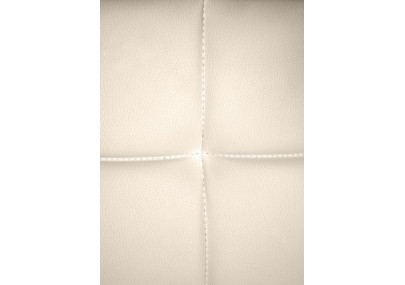 Chaise visiteur Canada B en cuir artificiel crème