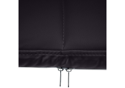 Chaise visiteur Canada B en cuir artificiel noir