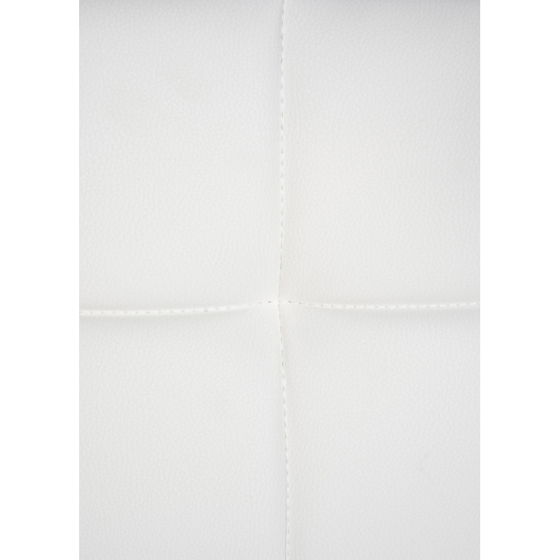 Sedia da visita Canada B in ecopelle bianca