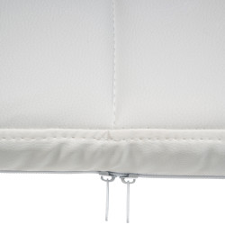 Sedia da visita Canada B in ecopelle bianca