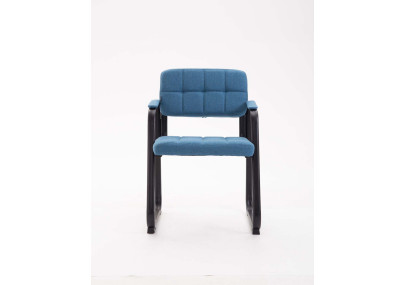 Silla de visita Canadá B tela azul