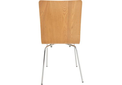 Ensemble de 4 chaises visiteurs Pepe en chêne