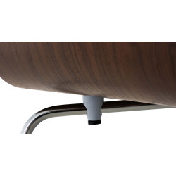 Lote de 4 cadeiras de visitante Pepe em nogueira