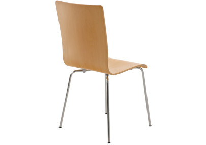 Lot de 2 chaises visiteurs Pepe natura