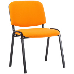 Chaise visiteur Ken V2 tissu orange