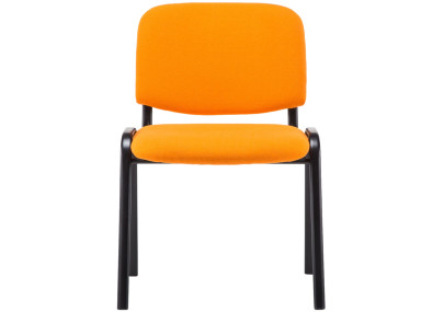 Chaise visiteur Ken V2 tissu orange