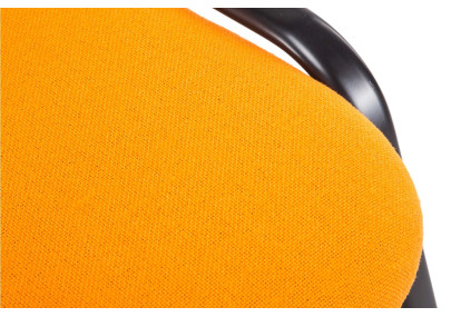 Chaise visiteur Ken V2 tissu orange