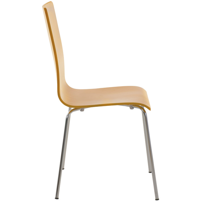 Lot de 4 chaises visiteurs Pepe natura