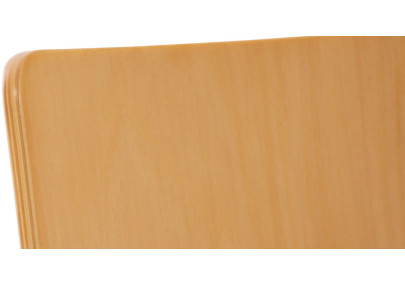 Lot de 4 chaises visiteurs Pepe natura