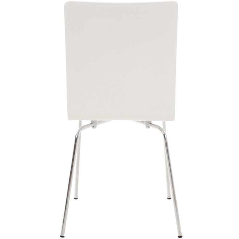 Lot de 2 chaises visiteurs Pepe en blanc
